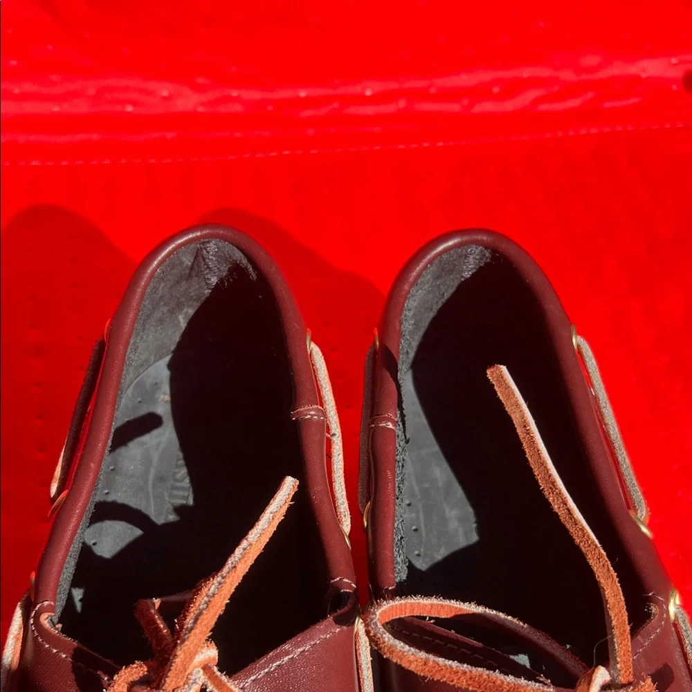 Sebago Two-Tone Leather Boat Shoes